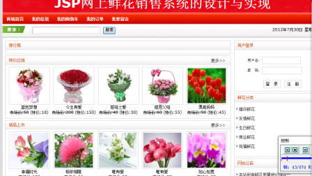 【毕设】jsp900花店管理系统ssh毕业设计