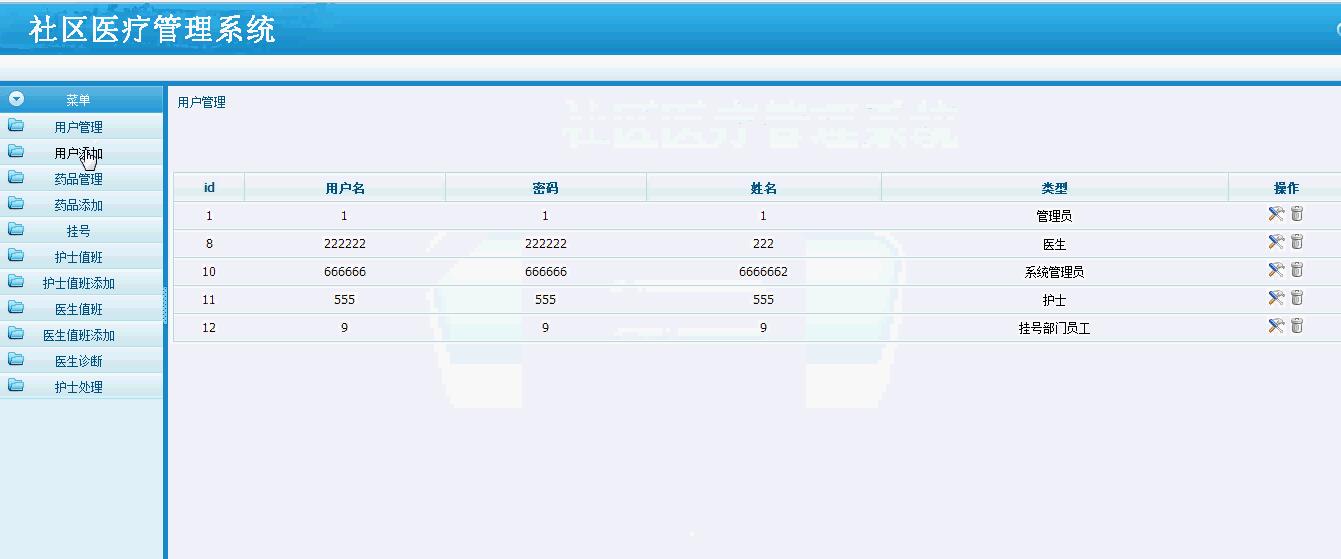 【毕设】jsp138社区医疗管理系统sqlserver毕业设计