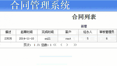 【毕设】jsp254合同管理系统mysql毕业设计