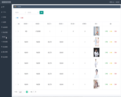 毕设ssm401医院预约挂号系统的+vue毕业设计