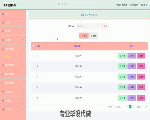 毕设ssm160基于Java技术的会员制度管理的商品营销系统+vue毕业设计