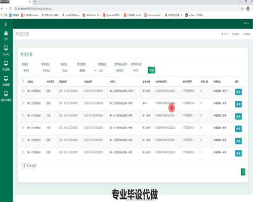 毕设ssm125四六级报名与成绩查询系统毕业设计